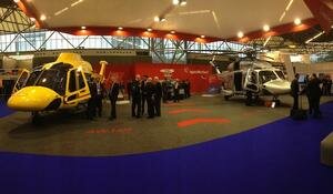 Helitech International 2014, lo stand di AgustaWestland -FOTO
