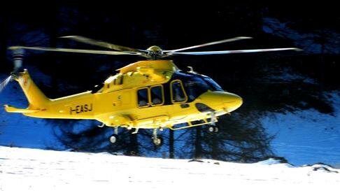 L'AW169 in volo sulle Alpi piemontesi