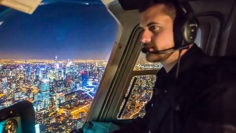 New York in a helicopter? Jeff Vogel does it everyday