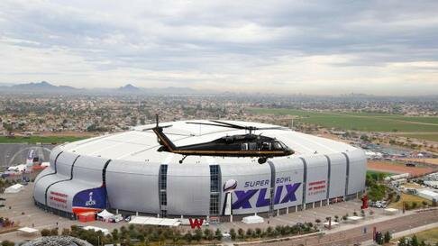 Gli elicotteri Black Hawk sorveglieranno il Super Bowl -VIDEO