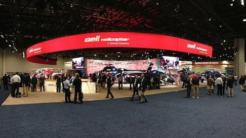 HAI Heli Expo 2015, lo stand di Bell Helicopter -FOTO