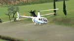 Il volo del Robinson R66 di Elifriulia alla cerimonia di presentazione -VIDEO